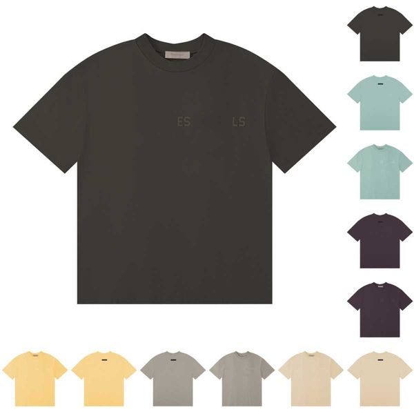 

essentail fashion t shirt for men women essent cotton tshirts hip hop oversize high street couples essentiel clothing summer tees k7pf, White;black