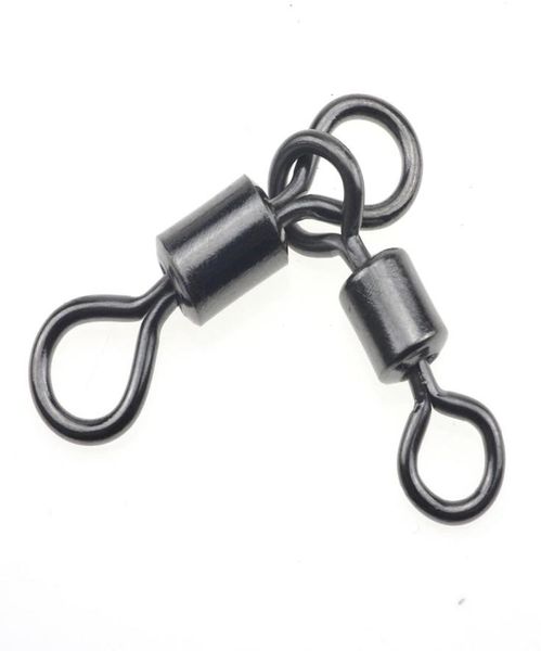 

rompin 10pcslot 3 way fishing swivel rolling triangle joint rolling swivels fishhooks sea fishing line connector snap tackle4282251