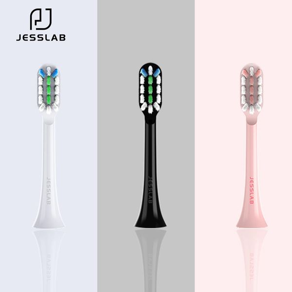

head jesslab z30 original electric toothbrush replacement brush heads deep cleaning soft bristles tooth brush heads 2pcs/4pcs