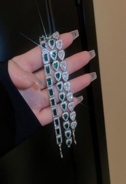 

choucong brand wedding bracelet luxury jewelry 925 sterling silver fill multi color 5a cubic zricon cz diamond gemstones party wom7916542, Golden;silver