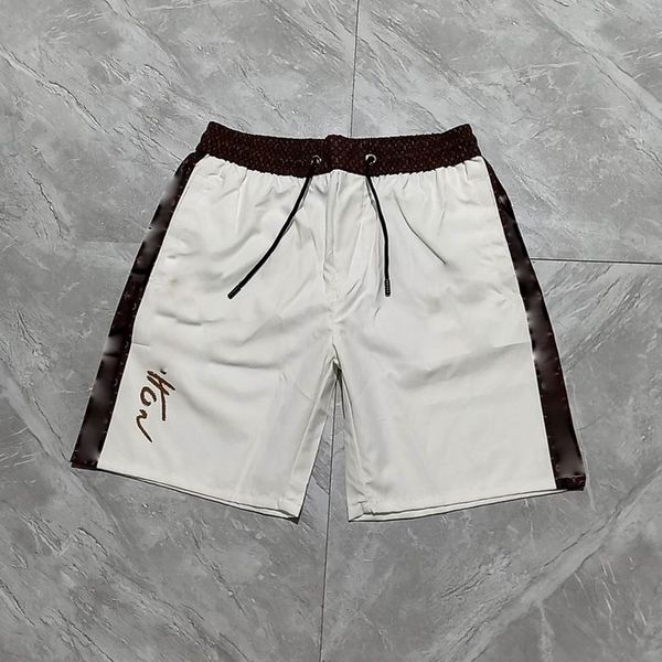 

2023 men's shorts summer running men's sports jogging fitness fast drying men's gym sports shorts kill beach pants casual sho, White;black