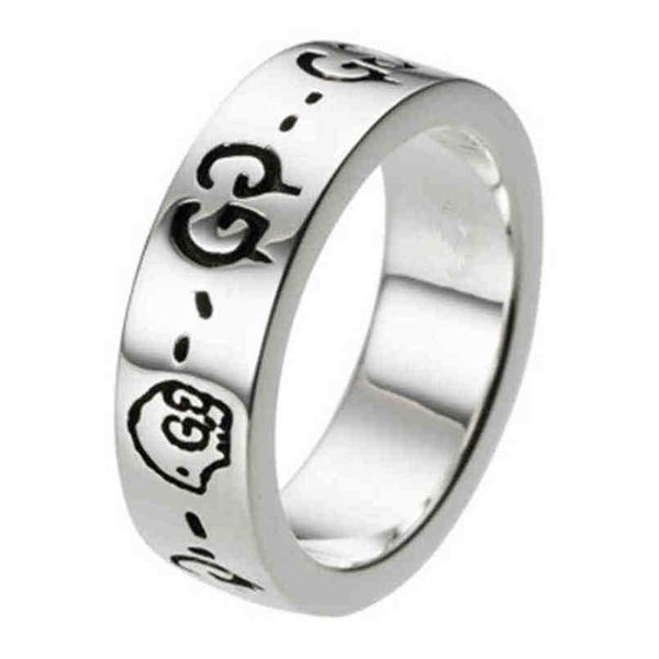 

70% off designer jewelry bracelet necklace ring elf skull hollowed out enamel for men women to give valentine's day giftsnew jewellery, Silver