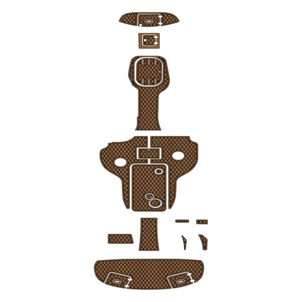 

2004 four winns 234 funship swim platform cockpit boat eva foam teak floor pad backing adhesive seadek gatorstep style floor