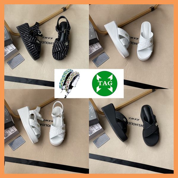 

2023 luxury designer women thong sandal leather strass metal imitation pearls classic summer outside beach lady fashion flip flop slipper sl, Black