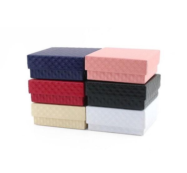 

necklace ring jewelry box fashion multipurpose box earrings jewelry box gift case princess european style 6 color6686616, Black;white