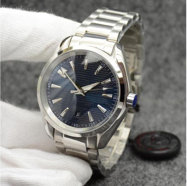 

multi style black dial watch 42mm automatic mechanical stainless steel glass back sports sea mens watches, Slivery;brown