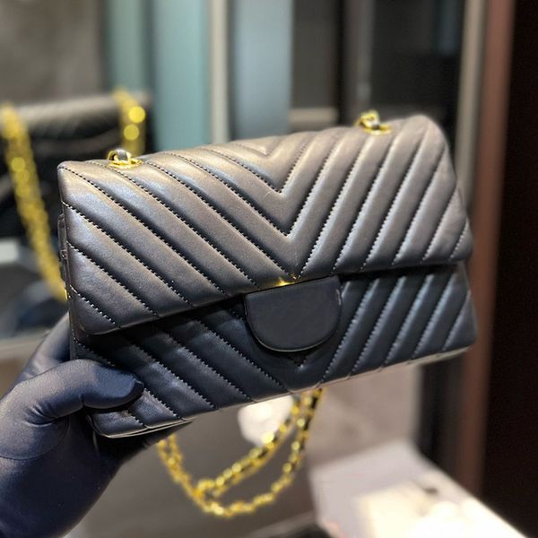 

luxury handbag designer bags women crossbody bag classic cf shoulder chain bags brand gold silver logo messenger purse genuine leather flap