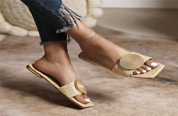 

factorystore01 big size 3543 brand design female summer slides fashion decoration open toe women039s slippers beach party wom5420911, Black