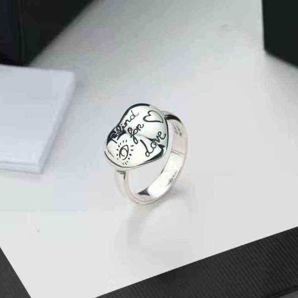 

60% off designer jewelry bracelet necklace accessories g-mail fearless flower bird pattern wind male female rs love ring, Silver