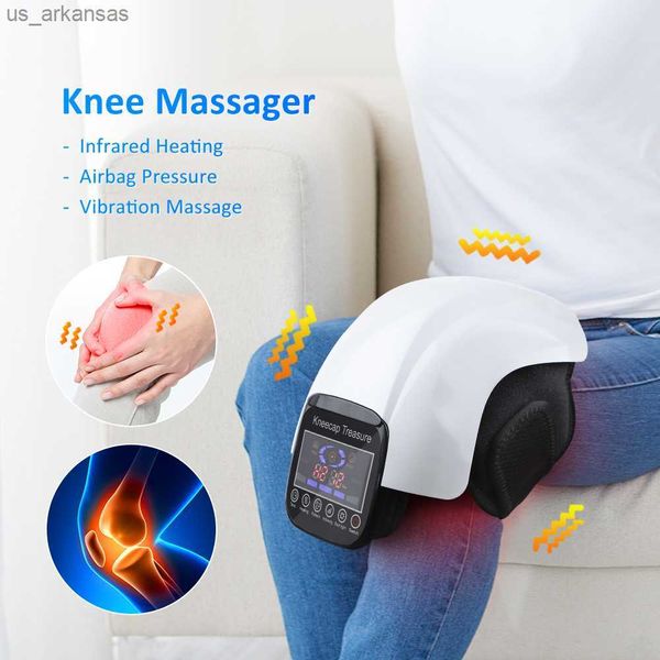 

electric heating knee pad air pressotherapy massager leg joint infrared therapy arthritis pain relief knee temperature massage l230523
