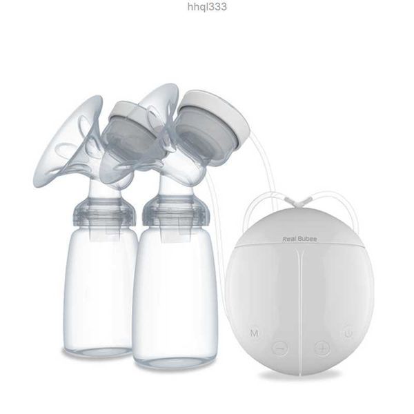 

9bg9 double electric breast pump with milk bottle infant usb bpa powerful breast pumps baby breast feeding 220524