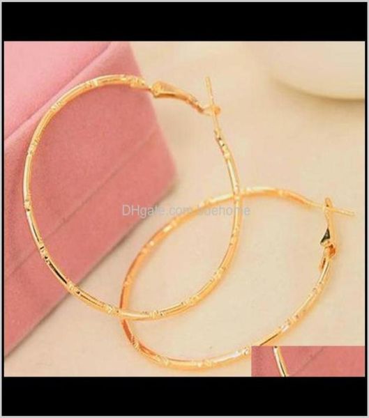 

earrings hoop silver or gold plated stainless steel for jewelry christmas big g qylyje luckyhat7293070, Golden;silver