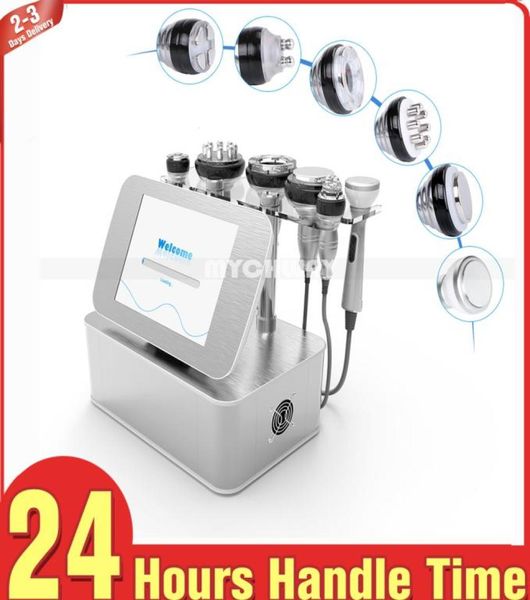 

7in1 ultrasonic cavitation radio frequency vacuum bipolar rf skin tightening cooling probe shrink pores fat dissolve machine4934017