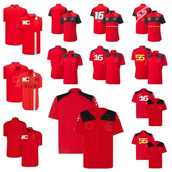 

new f1 racing shirt formula one lapel team uniform men's fan shirt