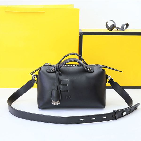 

fashion bag tote bag boston crossbody bag medium leather leather retro trendy designer bump color women's shoulder bag shopping bag