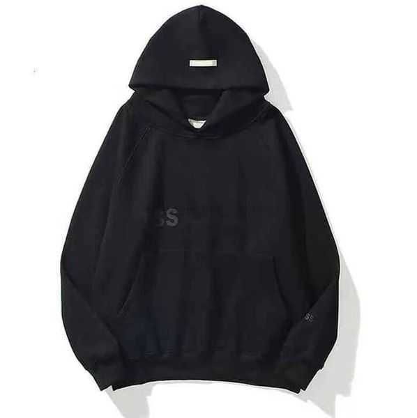 

mens womens designer essentail hoodies sweatershirts streetwear pullover sweatshirts clothing loose hooded jumper oversized coats 11hm1g, Black