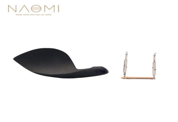 

naomi violin chin rest ebony for 44 violin chin rest silver screw violin parts accessories new9347011