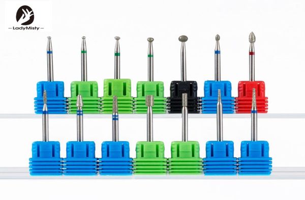 

ladymisty 1pc diamond rotate nail drill bits cuticle cutter for manicure nail files electric milling burr grinder machine tools3944998