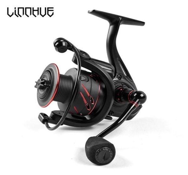 

new fishing reel full metal spool spinning reel 5 01 max drag 10kg power smooth sea carp fishing reel black267m4275024