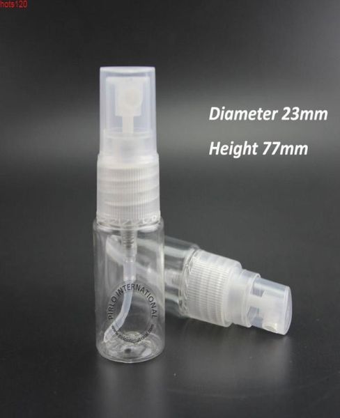 

100pcslot 10ml plastic spray bottle 10g atomizer perfume jar 13oz empty small cosmetic container refillable portable travelhood 6509019