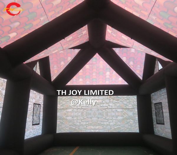 

10x5x5mh giant outdoor inflatable irish bar tent lawn event party inflatable pub tent commercial portable inflatable pub8223327
