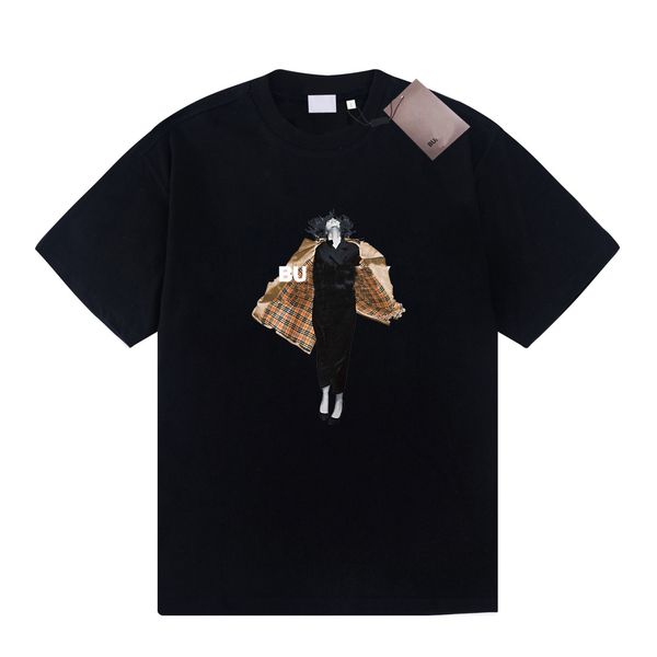 

fashion versatile summer t-shirt men's short sleeve designer, White;black