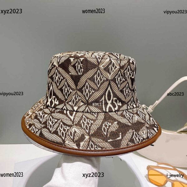 

fashion women fisherman's hat girl cap classic floral print bucket hat designer wide brim hat #including brand box, Blue;gray