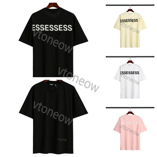 

fashion white black t shirt brand designer cotton short sleeves ess couples of luxury mens casual summer women tshirts printing tees essen