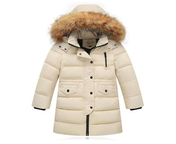 

autumn winter children girls boys faux fur hoodie fur coat down jacket7149946, Blue;gray