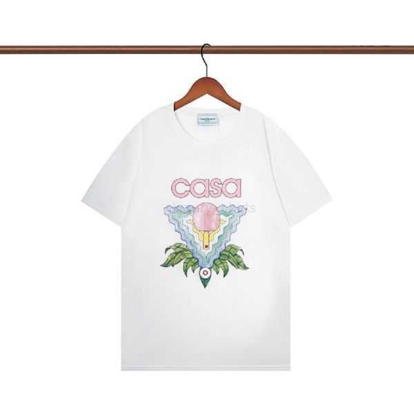 

summer t shirt men designer t shirts casablanc casablanca shirt wear summer round neck sweat absorbing short sleeves outdoor tshirts designe, White;black