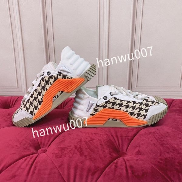 

brand summer women designer shoes runner suede leather casual shoes outdoor sports sneakers, Black