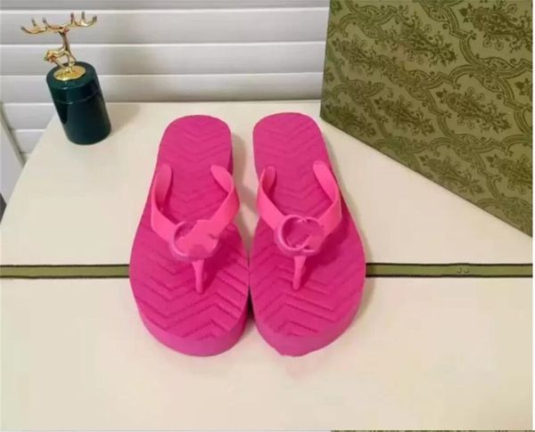 

slippers for women g designers sandals triple black white pink red flip flop woman slides indoor outdoor beach shoes flip-flops size 35-42