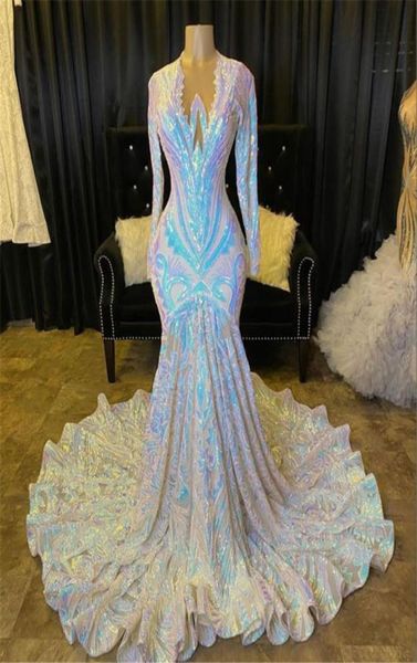 

sparkle sequined lace prom dresses vintage long sleeve evening gowns african arabic party celebrity gowns plus size4256059, Black
