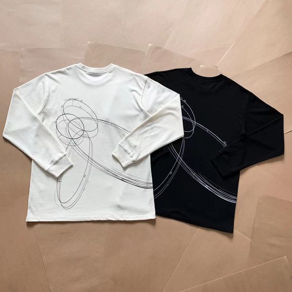 

men's plus tees real pics long sleeve t shirt nice cotton, Black;brown