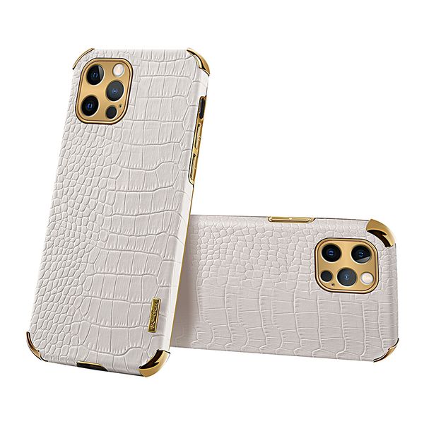 

luxury crocodile leather phone case for iphone 14 13 12 11 pro max 13 mini xr x xs max 14 plus for iphone 14pro 13pro back case
