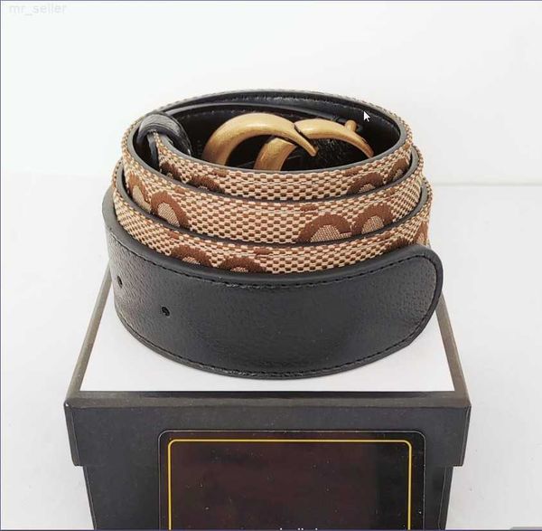 

luxury fashion belts plaid flower striped leather belt designer men's and women's high-quality belt 3.8cm with box letter g, Black;brown
