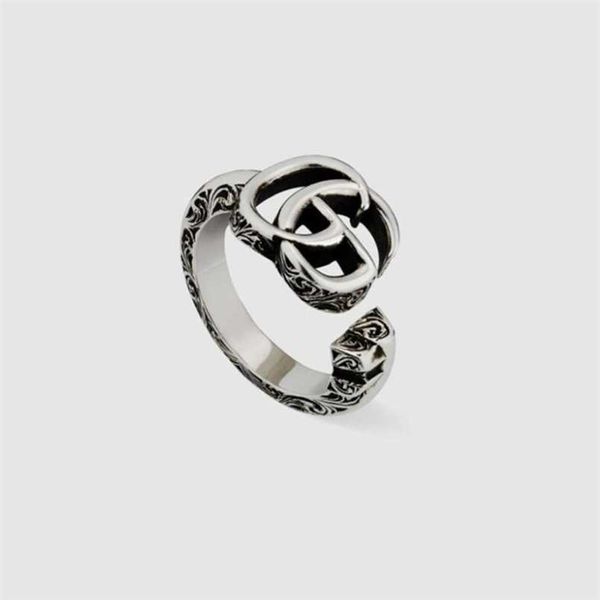 

20% off 2023 new designer jewelry bracelet necklace key hip hop hollow out men's women's same style couple ring, Silver