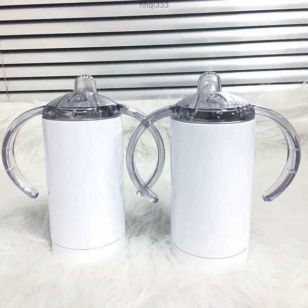 

tv2e 12oz sublimation sippy cups straight kids tumbler for children vacuum insulated milk bottles double wall stainless steel baby bottle