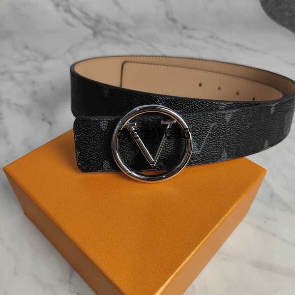 

fashion designer men woman belt luxury business pattern belts wide 3.5cm with box wholesale, Black;brown