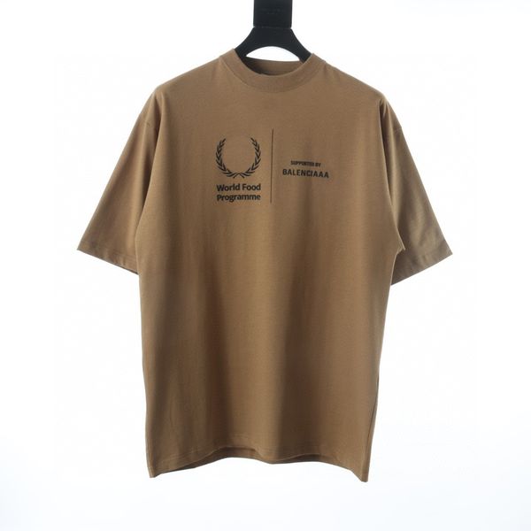 

men's plus tees & polos round neck embroidered and printed polar style summer wear with street pure cotton r1wfg, Black;brown