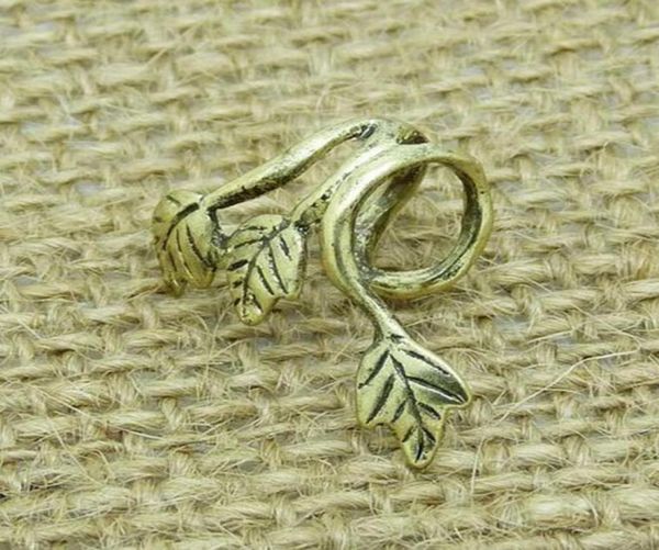 

european and american fashion jewelry punk style bronze antique silvery three leaves earring ear clips ear bones clip for men and 6333485, Silver