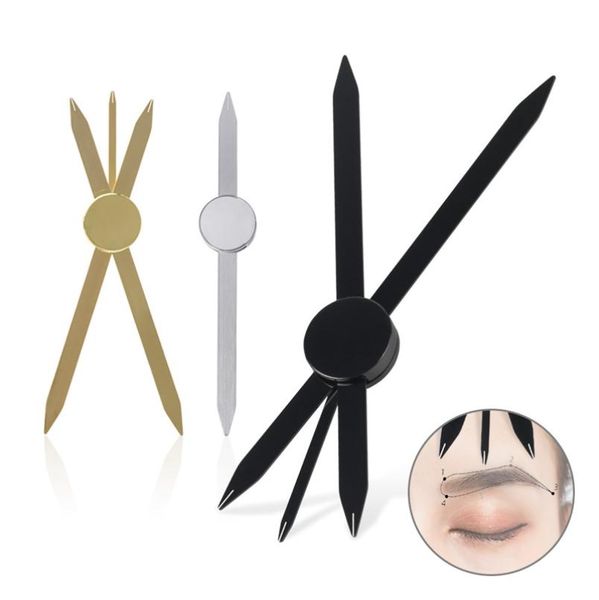 

microblading accessories stainless steel eyebrow ruler compass for permanent makeup eyebrows measure stencil tool tattoo supplies9533863