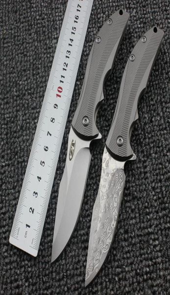 

zero tolerance zt0606cf new tactical folding knife vg10 damascus d2 blade pocket edc rescue tools knife wilderness survival hunti21475067