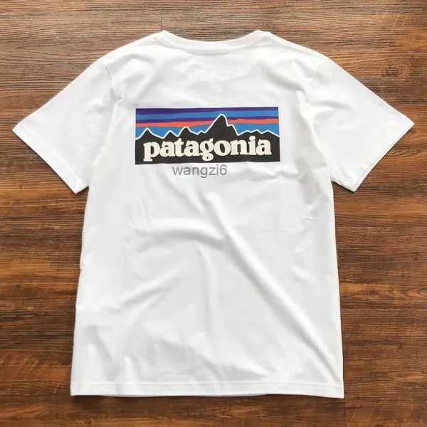 

mens t-shirts patagonias t-shirt retro outdoor back casual cotton sleeves clothing big designer clothes garcon fashion 12 tgdq, White;black