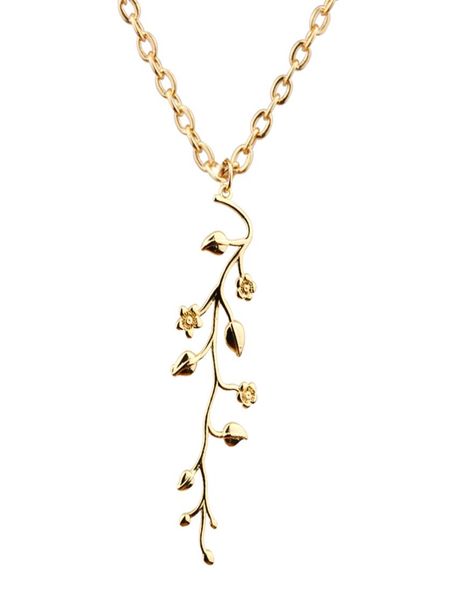 

wildflower 14k gold plated pendant necklace fashion elegant necklaces gift for woman jewelry9808670, Silver