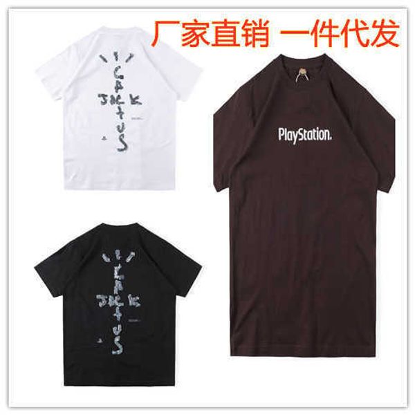 

hip hop peripheral tee short sleeve t-shirt men and women, White;black