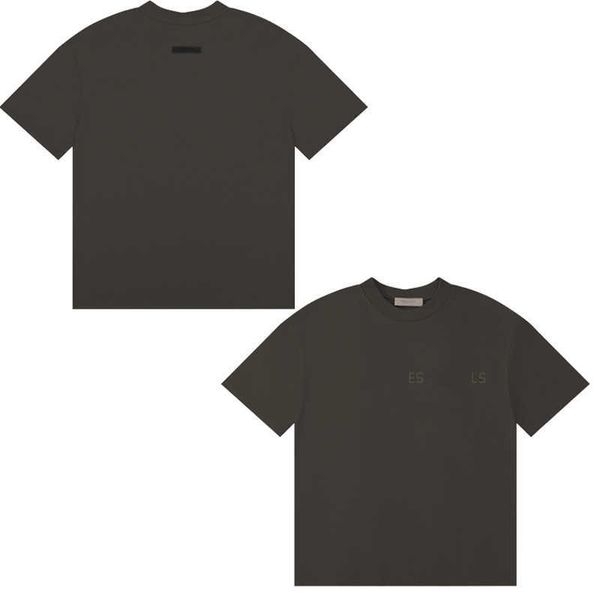 

essentail fashion tshirt essent crew neck casual t-shirts men women essentiel short sleevetees leisure style summer letter shirts h1rl, White;black