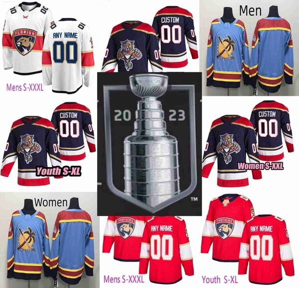 

florida panthers hockey jerseys 27 eetu luostarinen 34 alex lyon 28 josh mahura 62 brandon montour 13 sam reinhart 25 matthew samoskevich 79, Black;red