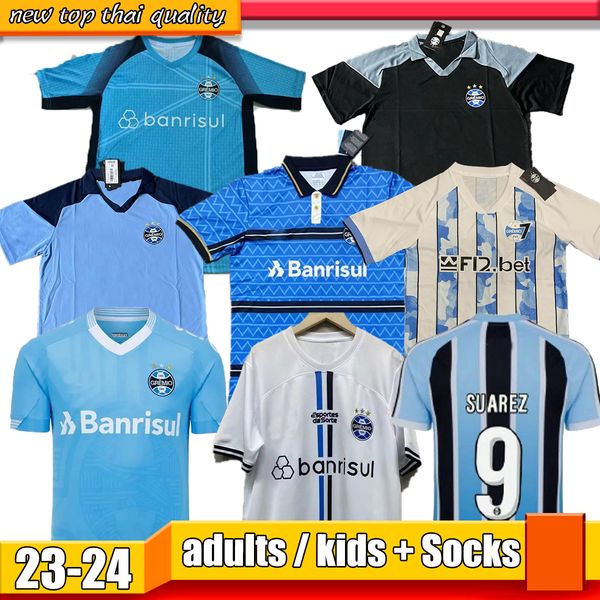 

gilchmei 23 24 gremio paulista soccer jerseys suarez johnath maillot miller luan marlone indoor 2023 2024 home away 3rd football shirt unifo, Black;yellow