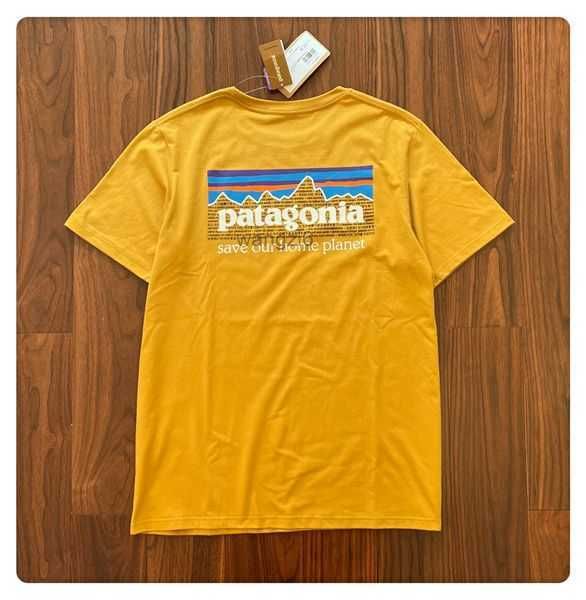 

t patagonias doodle mountain high street mens women casual sleeve tee cotton sunset hill road streetwear 2 oph0, White;black